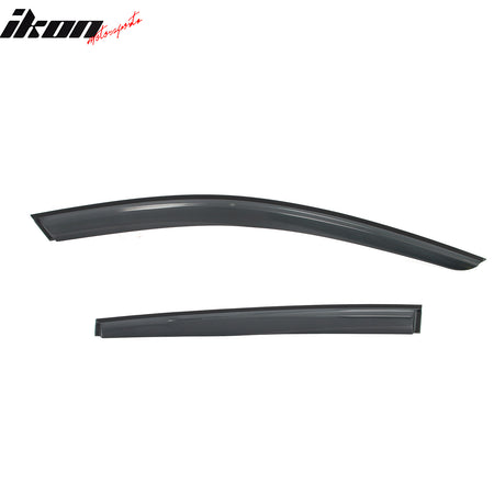 Fits 25-26 Nissan Kicks Mugen Style Window Visors Rain Vent Guard Acrylic 4PCS