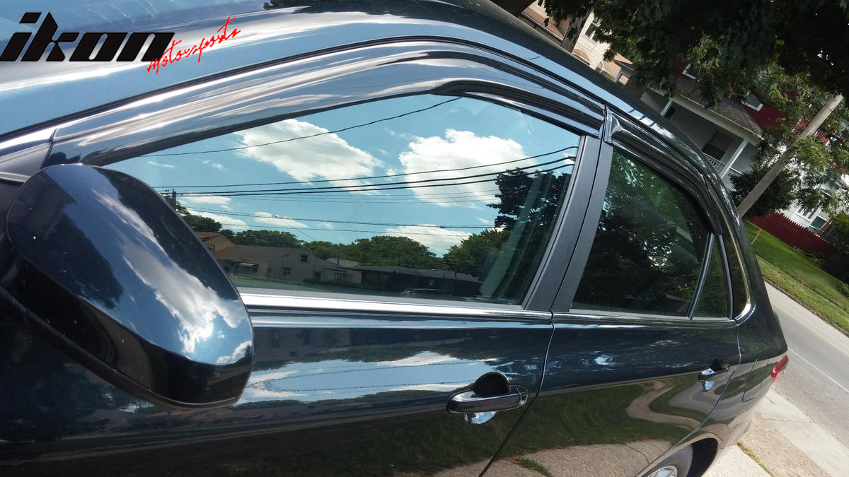 Fits 12-14 Toyota Camry Mugen Style Window Visors Acrylic Rain Guard Vent 4PC