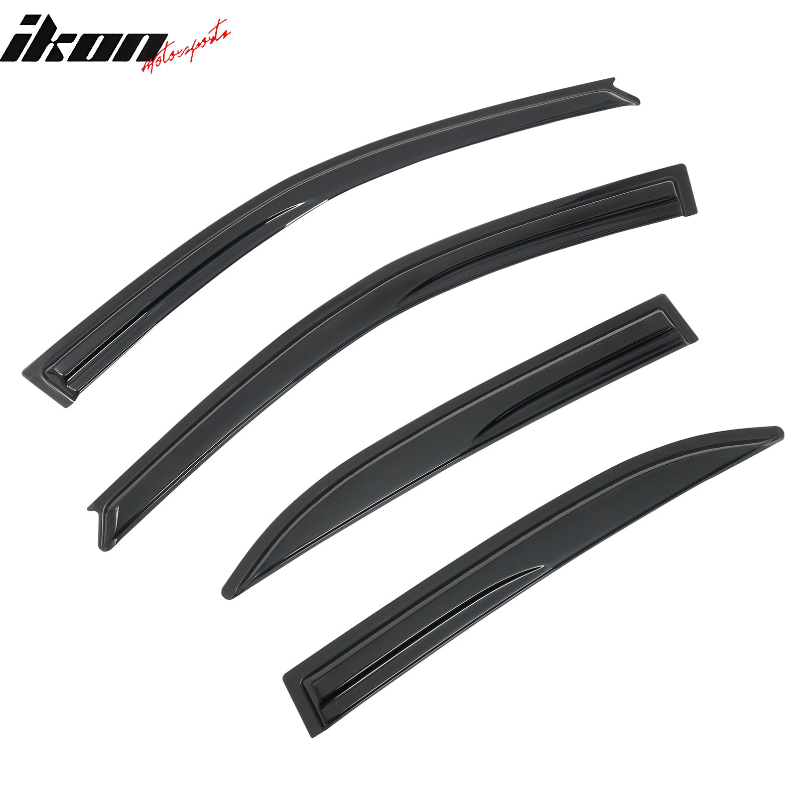 Fit 03-08 Toyota Corolla Sedan 4DR Mugen Acrylic Window Visor Sun Rain Deflector