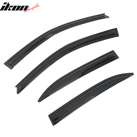 Fit 03-08 Toyota Corolla Sedan 4DR Mugen Acrylic Window Visor Sun Rain Deflector