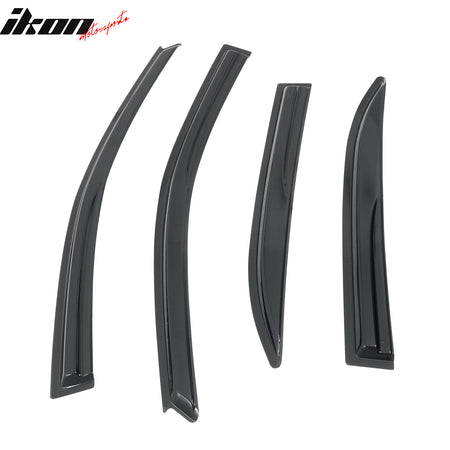 Fit 03-08 Toyota Corolla Sedan 4DR Mugen Acrylic Window Visor Sun Rain Deflector