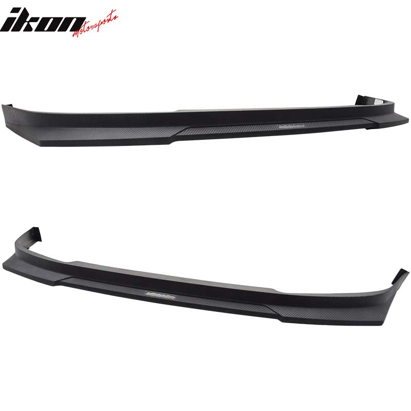 Fits 01-02 Accord Coupe HC1 Front Bumper Lip Matte Black PP Carbon Texture