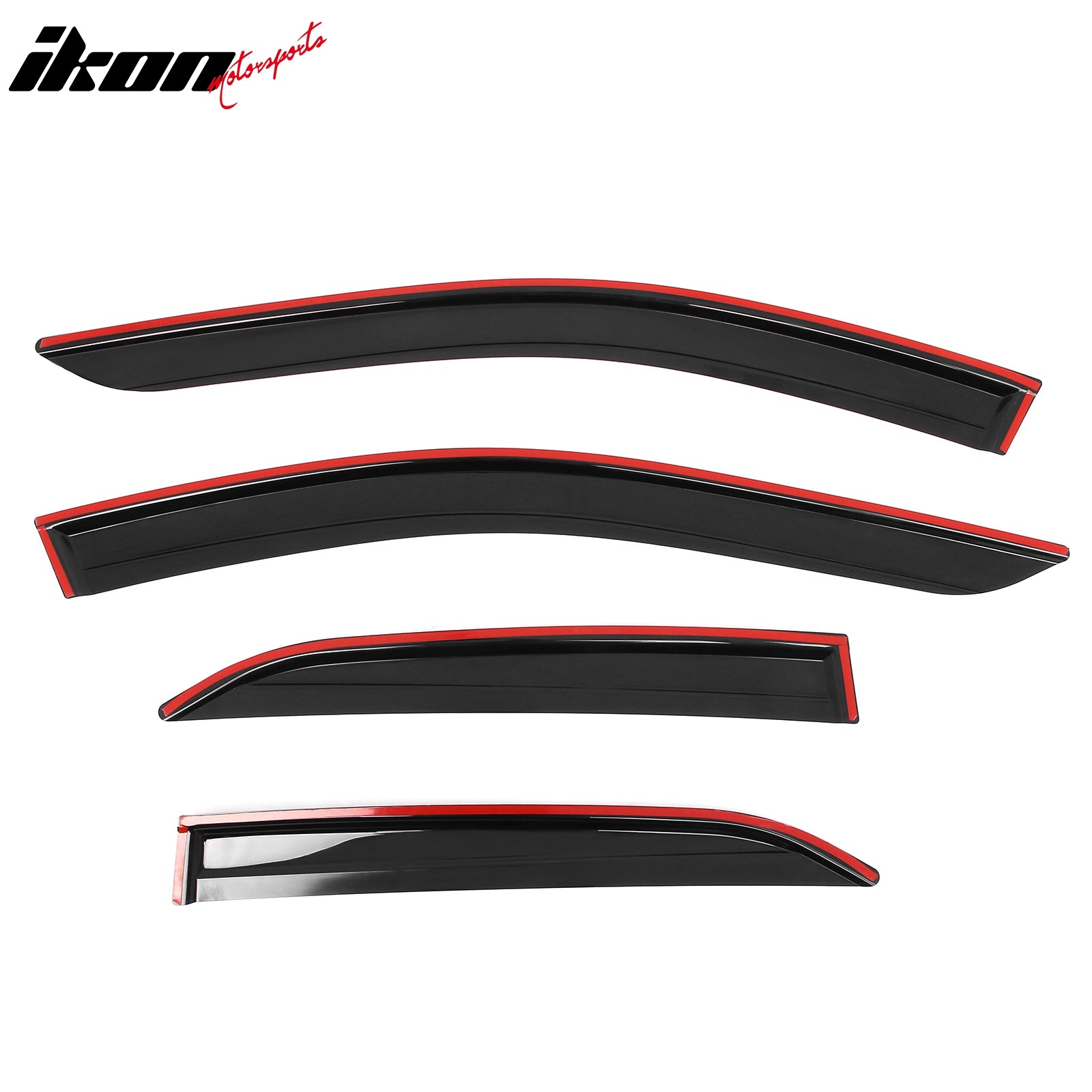 Fits 18-24 Toyota Camry Mugen Large Style Tape on Window Visors Vent Deflector