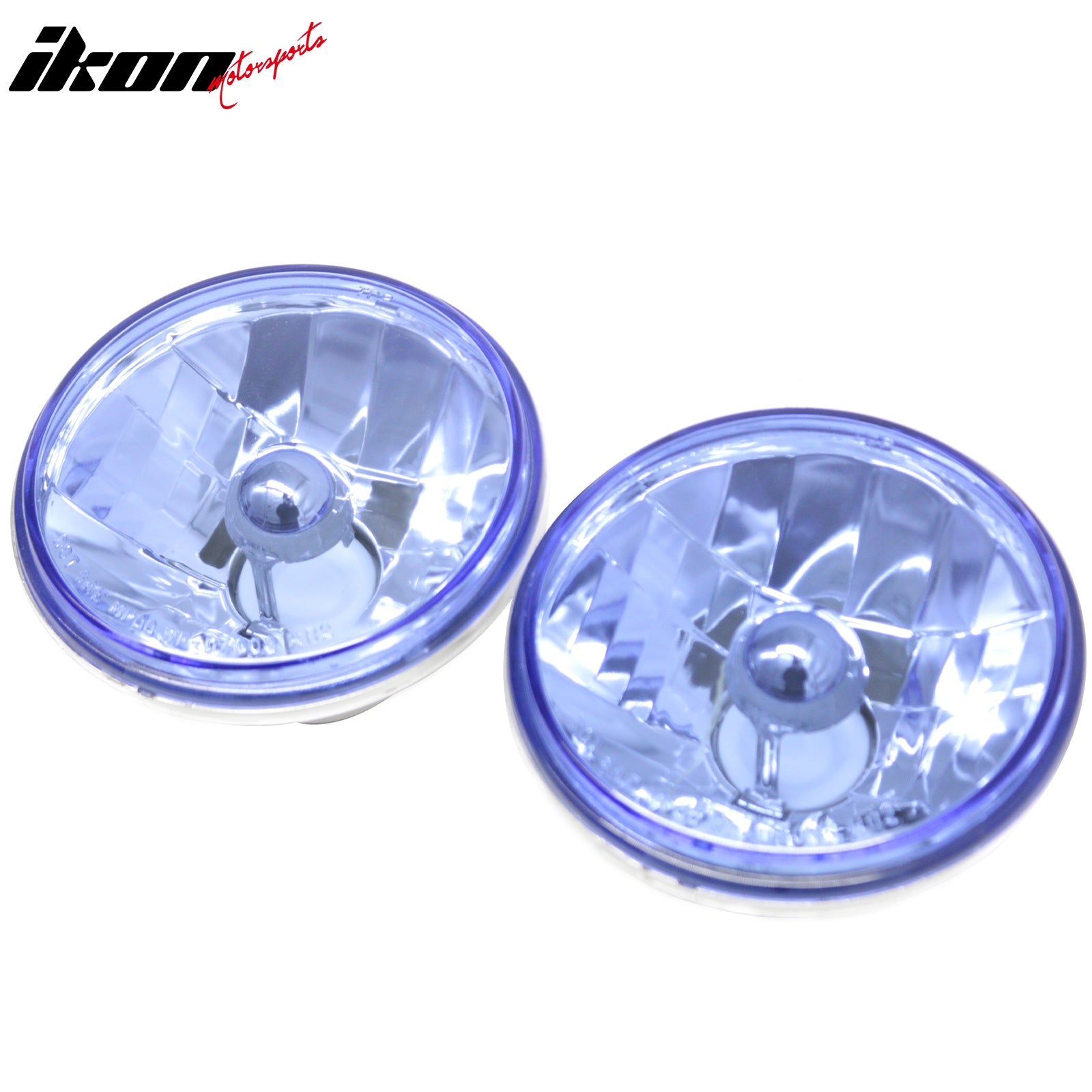 Fits Universal 5" Head Lights Blue Lamps Cover for H4 12V 55/60W Bulb 2PCS Set