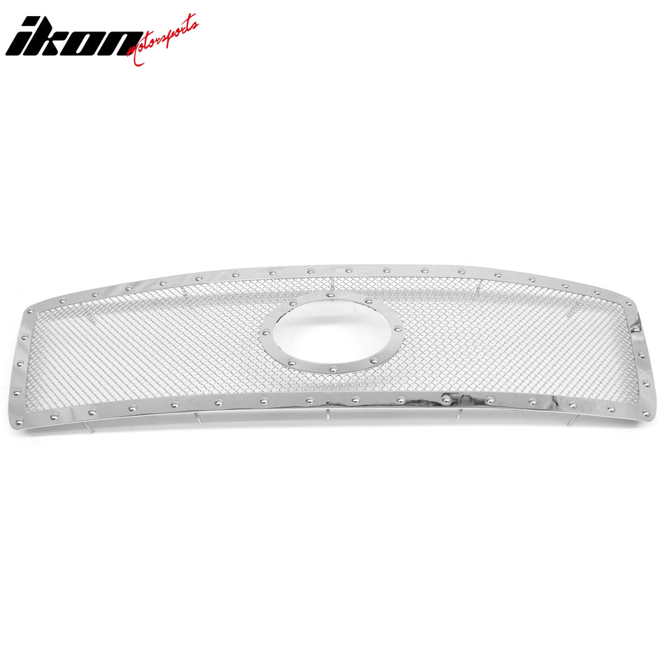 2010-2013 Toyota Tundra Mesh Style Front Grille Chrome Bolts Stainless Steel