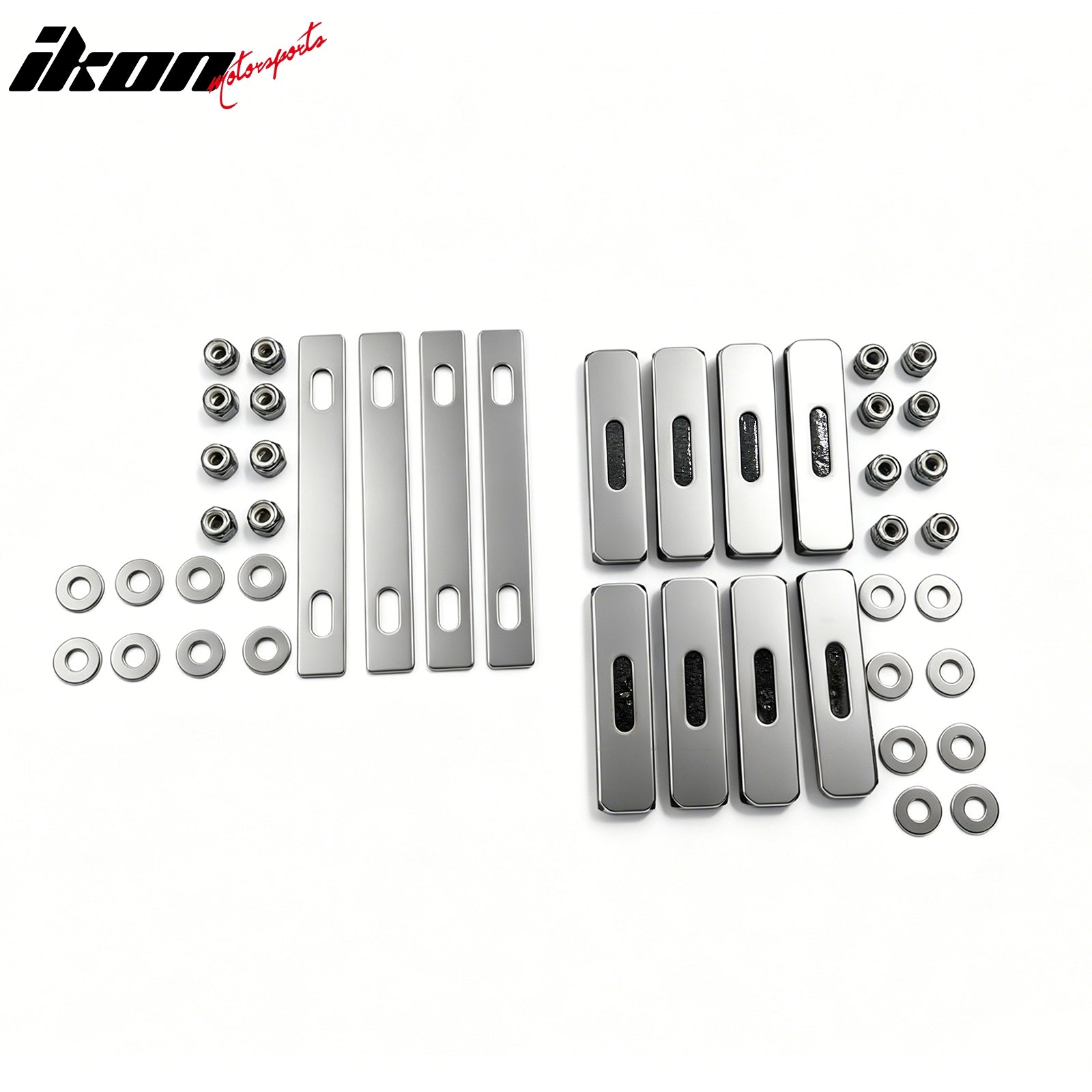 Fits 2016-2018 Silverado Z71 Chrome Front Upper Lower Grilles Stainless Steel