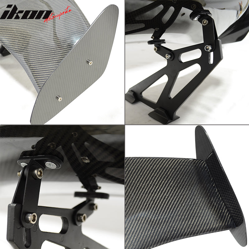 56" Inch GT Style Racing Race Drag Trunk Spoiler Wing - 3D Carbon Fiber CF