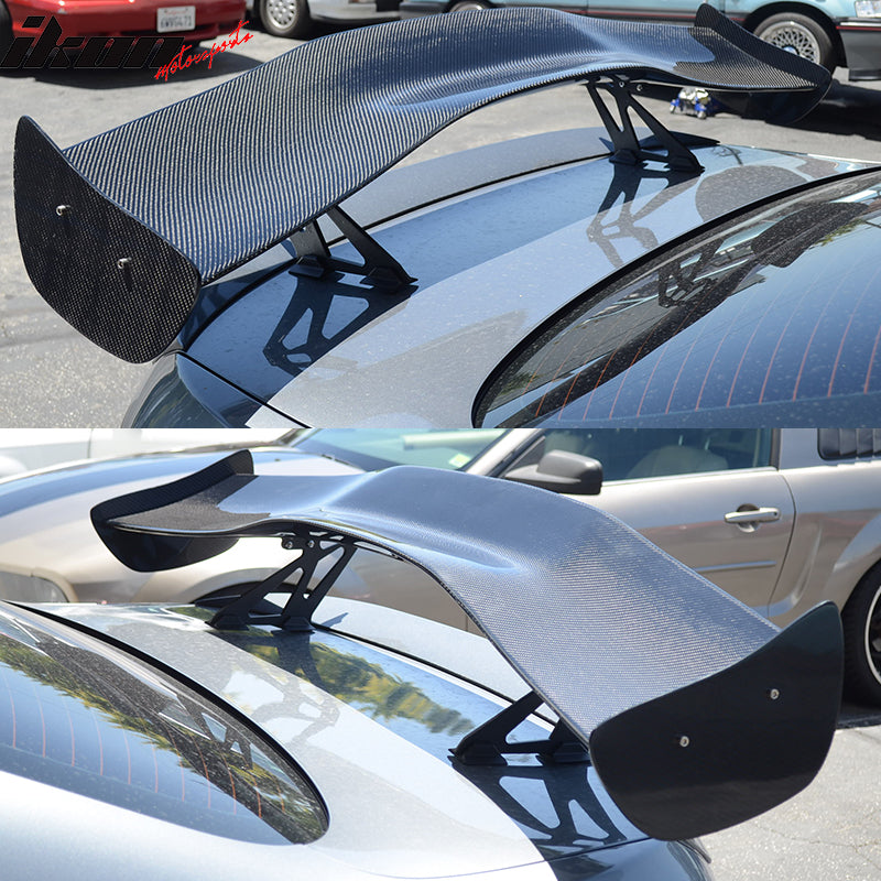 Spoiler Legs IKON MOTORSPORTS, Universal Fit 57'' Inch Trunk Spoiler, GT Style ...