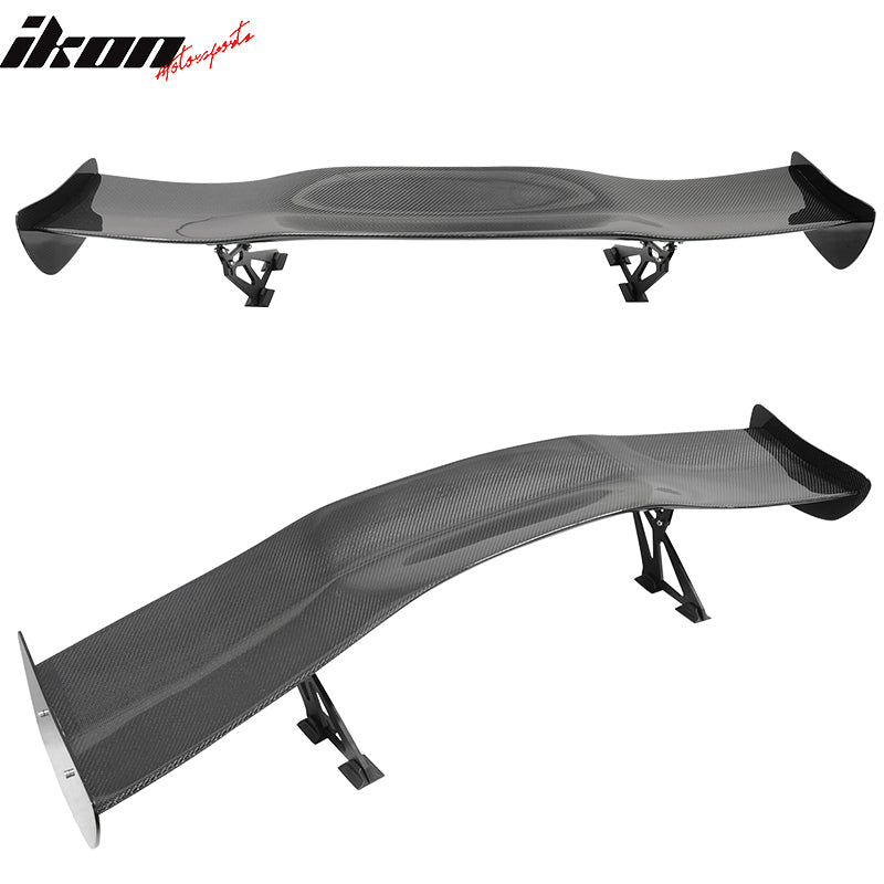 5 Inch Rear Spoiler IKON MOTORSPORTS, Universal Fit 57'' Inch Trunk Spoiler, GT Style ...