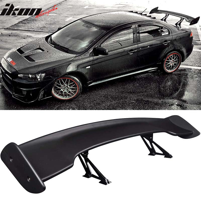 Fit For Nissan 57in ABS GT BLK Rear Span Trunk Spoiler Sports