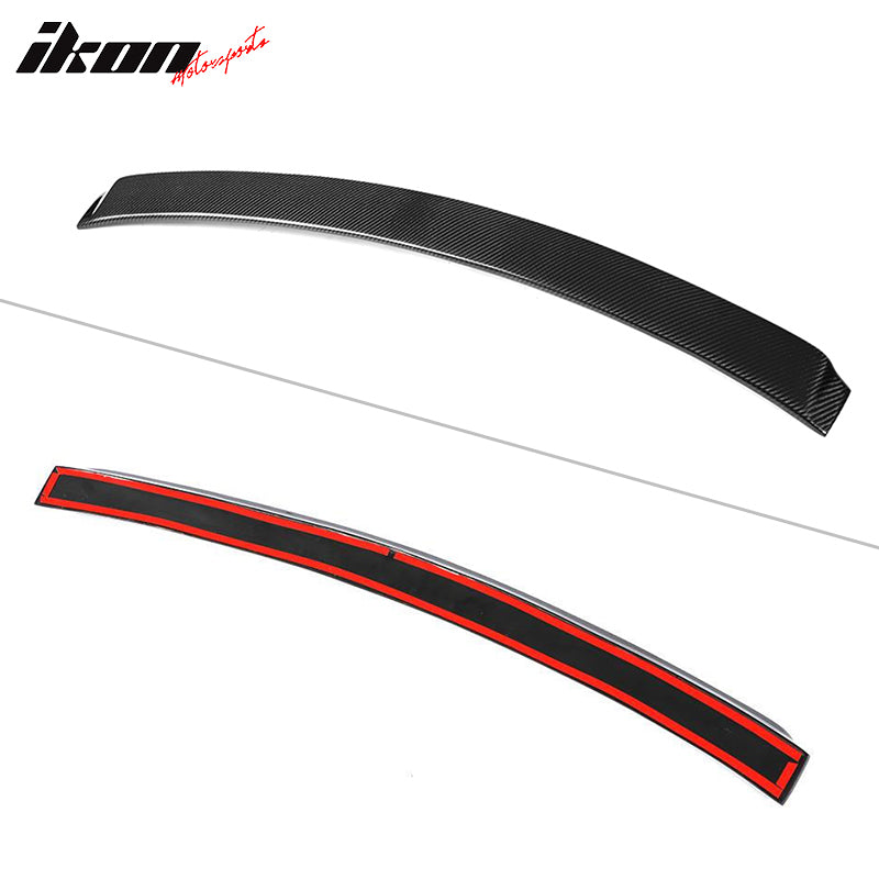 Fits 19-23 BMW G20 G80 M3 IKON Style Roof Spoiler Carbon Fiber