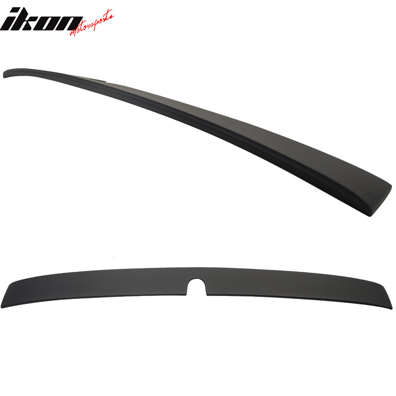 Pre-painted Roof Spoiler Compatible With 2005-2010 Benz W219 CLS, L Style ABS Painted Matte Black Rear Wind Spoiler Wing By IKON MOTORSPORTS, 2005 2006 2007 2008 2009