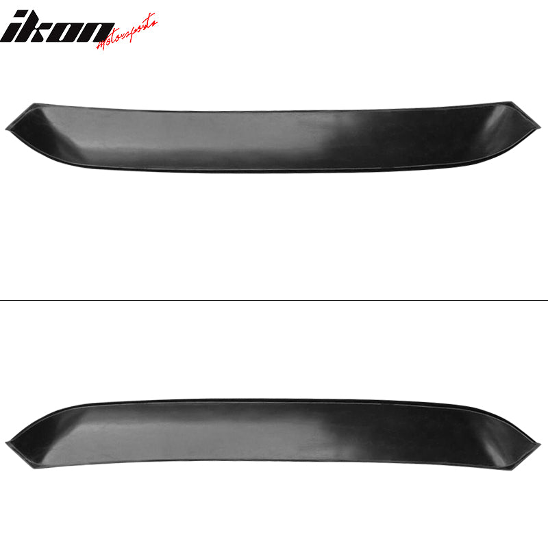 IKON MOTORSPORTS, Roof Spoiler Compatible With 2009-2020 Nissan 370Z Coupe, PP Rear Window Visor Roof Lip Spoiler Wing