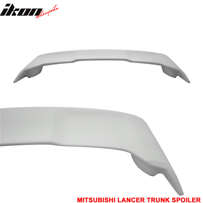 Fits 08-15 Mitsubishi Lancer ABS OE Factory Style Rear Spoiler Wing Unpainted