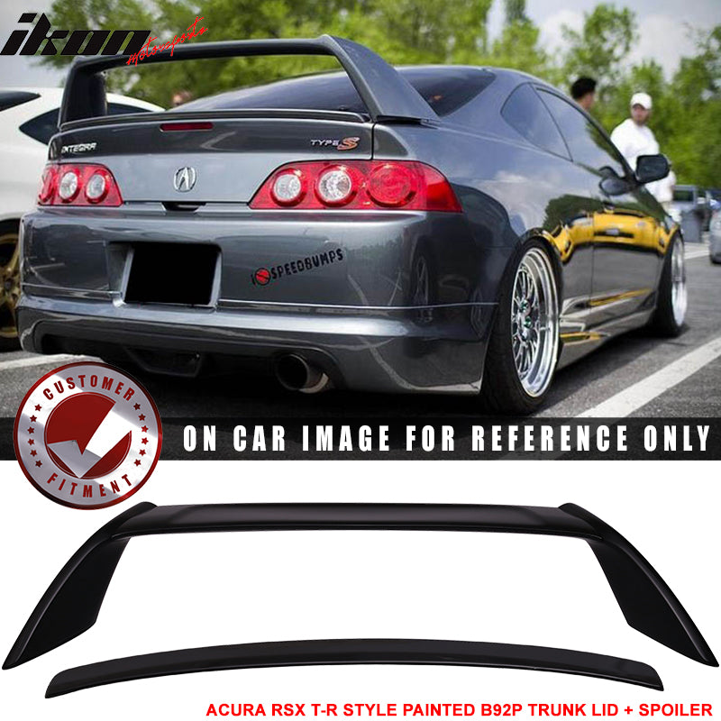 2002-2006 Acura RSX Type R Aspec Painted #B92P Rear Spoiler Wing + Lid