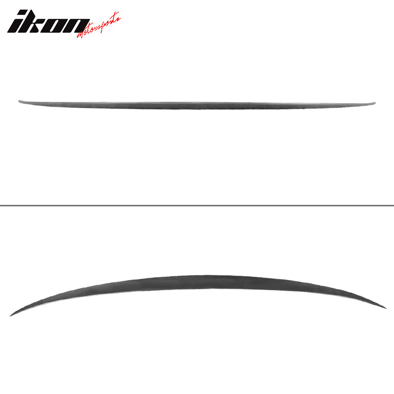 Fits 11-16 BMW F10 5-Series M5 Style Sedan Trunk Spoiler Wing Unpainted Black
