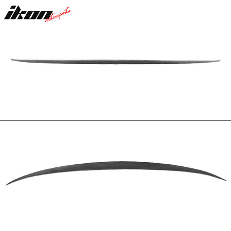 Fits 11-16 BMW F10 5-Series M5 Style Sedan Trunk Spoiler Wing Unpainted Black