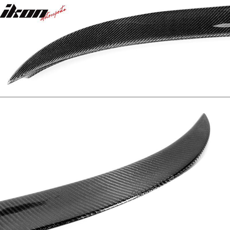 Fits 12-18 BMW F30 3 Series Sedan F80 M3 A Style Trunk Spoiler - Carbon Fiber