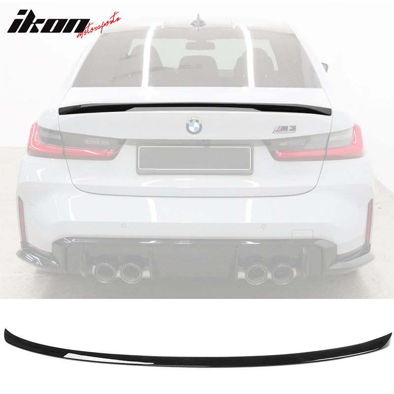 2021-2024 BMW G80 M3 MP Style Gloss Black Rear Spoiler Wing ABS