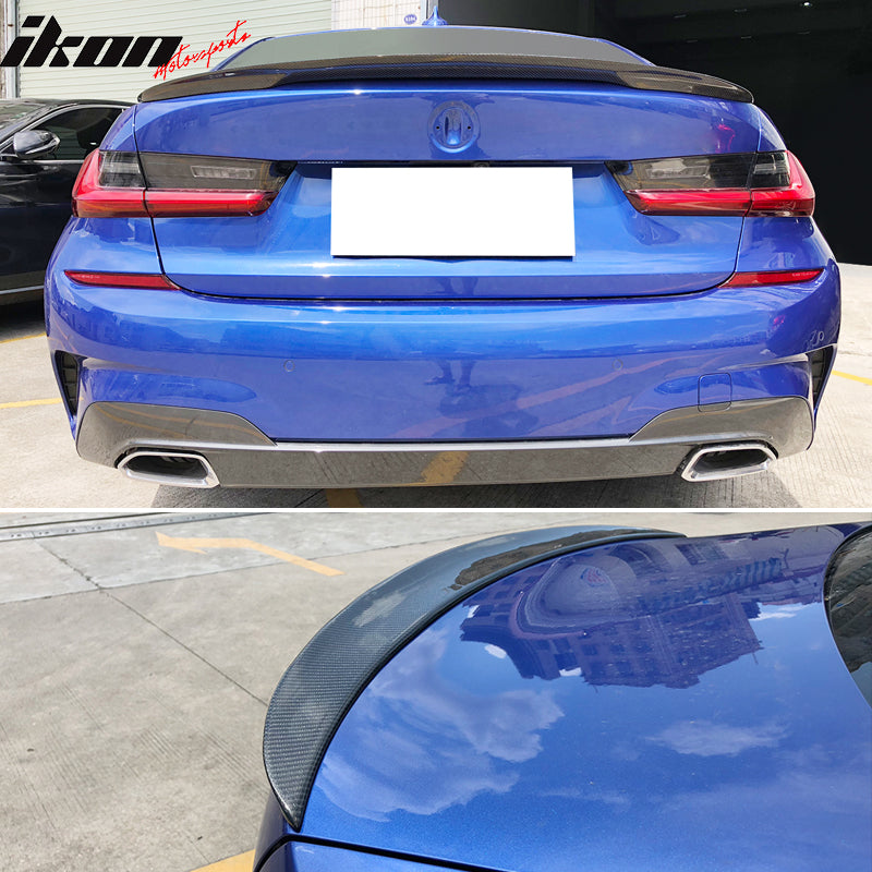 2019-2024 BMW G20 3 Series Carbon Fiber P Style Rear Spoiler Wing