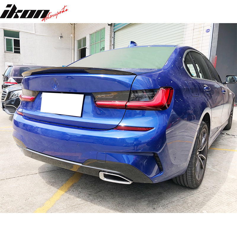 IKON MOTORSPORTS, Rear Spoiler Wing for 2019-2024 BMW 3-Series G20