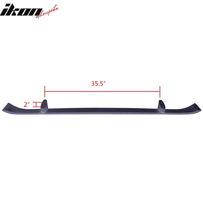 Fits 08-23 Dodge Challenger OE Factory Trunk Spoiler Painted Matte Black ABS