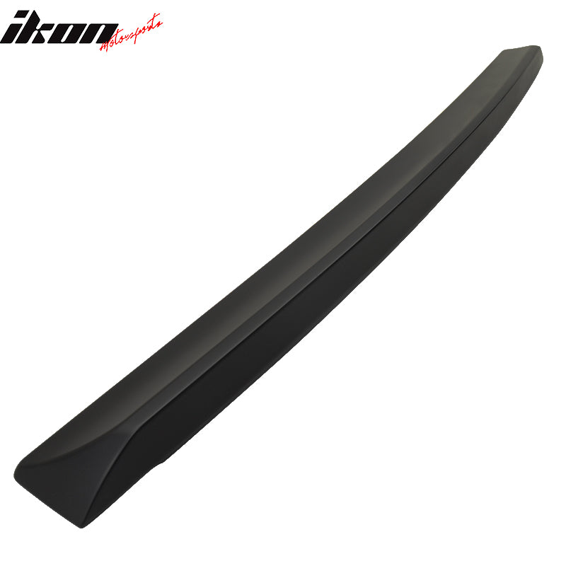 IKON MOTORSPORTS Pre-painted Trunk Spoiler Compatible With 2008-2023 Dodge Challenger, Factory Style Painted ABS Car Exterior Rear Wing Tail Roof Top Lid