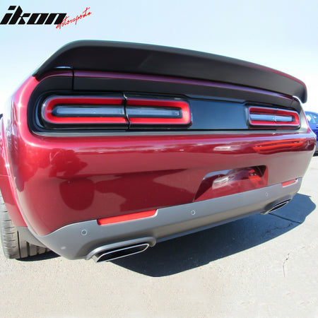 Fits 08-23 Dodge Challenger Rear Trunk Spoiler Wing Lip ABS Painted