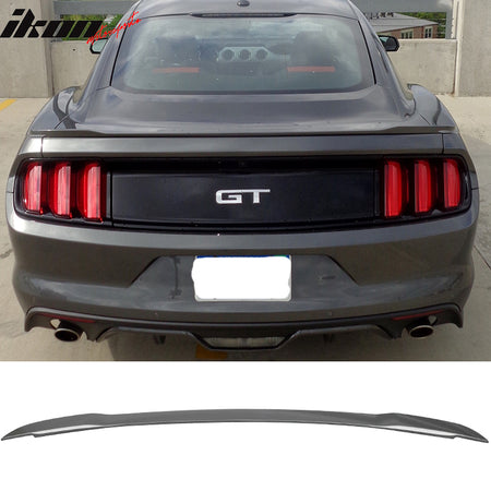 Fits 15-23 Ford Mustang GT Factory Style ABS Trunk Spoiler