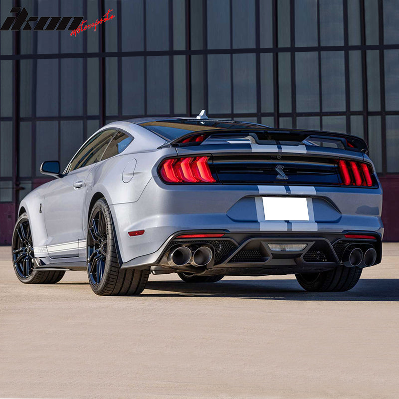 IKON MOTORSPORTS, Trunk Spoiler Compatible With 2015-2022 Ford