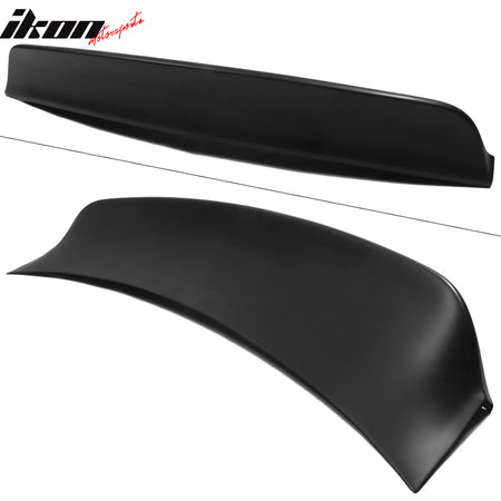 Fits 15-23 Ford Mustang Coupe IKON Style Matte Black Duckbill Trunk Spoiler PP