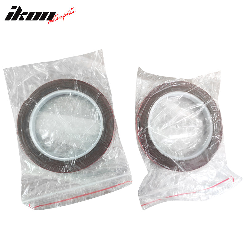 IKON MOTORSPORTS, Trunk Spoiler Compatible With 2015-2023 Ford Mustang Coupe & Convertible, Rear Trunk Lip Wing Spoiler ABS Plastic MD Style, 2016 2017 2018 2019 2020