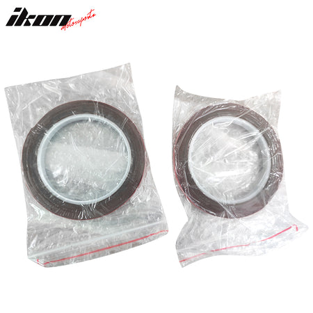 IKON MOTORSPORTS, Trunk Spoiler Compatible With 2015-2023 Ford Mustang Coupe & Convertible, Rear Trunk Lip Wing Spoiler ABS Plastic MD Style, 2016 2017 2018 2019 2020