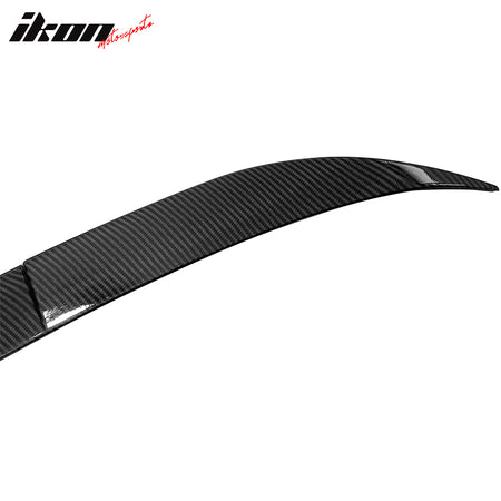 IKON MOTORSPORTS, Rear Trunk Spoiler Compatible With 2022 Honda Civic 11th Gen Sedan, Rear Trunk Spoiler Wing Lip Added on Bodykit Replacement ABS Plastic HPD Style
