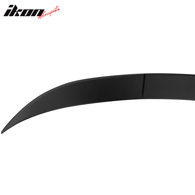 IKON MOTORSPORTS, Rear Trunk Spoiler Compatible With 2022 Honda Civic 11th Gen Sedan, Rear Trunk Spoiler Wing Lip Added on Bodykit Replacement ABS Plastic HPD Style