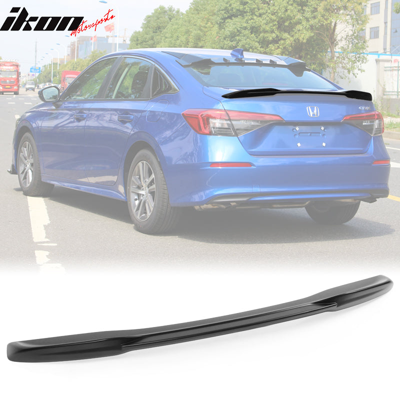 Trunk Spoiler for 2022-2023 Honda Civic 11th Gen Sedan SI RS Style ABS