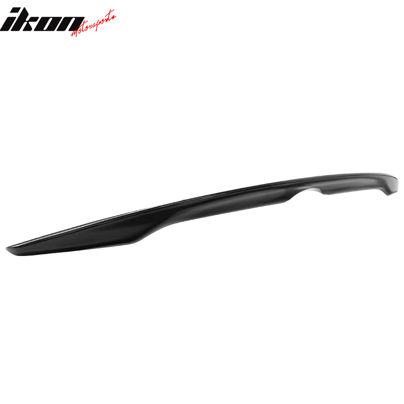 Fits 14-23 Infiniti Q50 OE Factory Style Gloss Black ABS Rear Trunk Spoiler Wing
