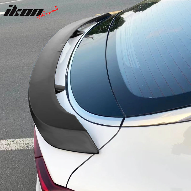 IKON MOTORSPORTS, Rear Trunk Spoiler Compatible With 2021-2023 Kia