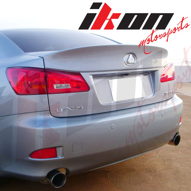 Fits 06-13 Lexus IS250 IS350 ISF Rear IK Style Trunk Lip Wing Spoiler ABS