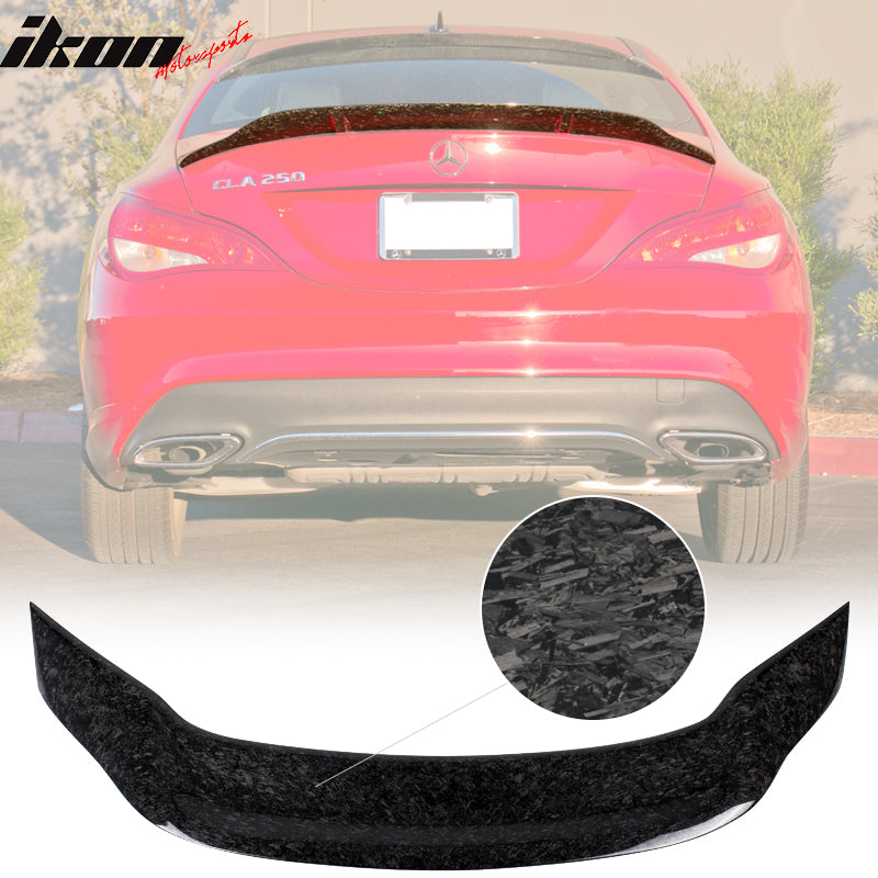 2013-2019 Benz CLA W117 C117 R Style Forged Trunk Spoiler Carbon Fiber