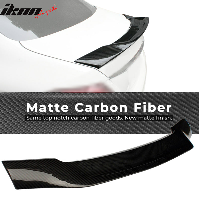 Fits 13-18 Mercedes CLA C117 R Style Carbon Fiber CF Trunk Spoiler