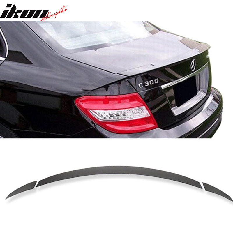2008-2014 Benz W204 C-Class B Style Unpainted Rear Spoiler Wing ABS