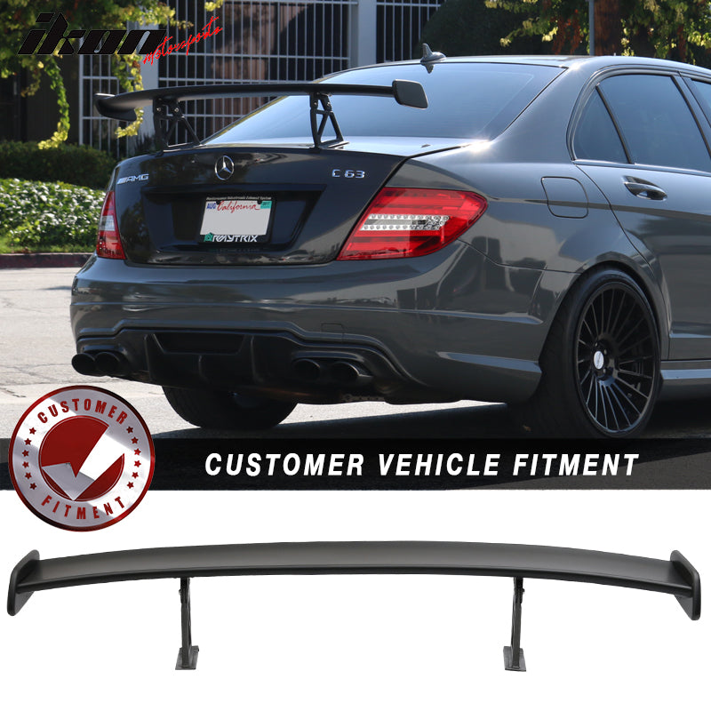 2008-2014 Benz W204 Black Series Style Unpainted Rear Spoiler Wing ABS