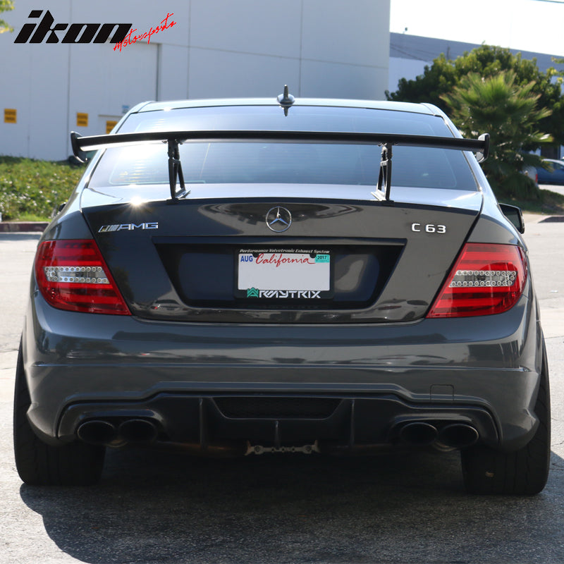 Fits 08-14 W204 Mercedes Benz AMG Black Series Style Trunk Spoiler Wing ABS