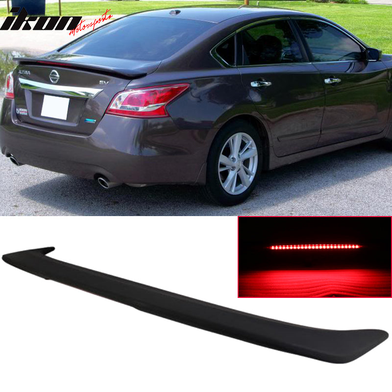 Matt Black Front Bumper Lip Kit – 2013-2015 Nissan Altima Sedan – Supra_Tunning 3pc Splitter