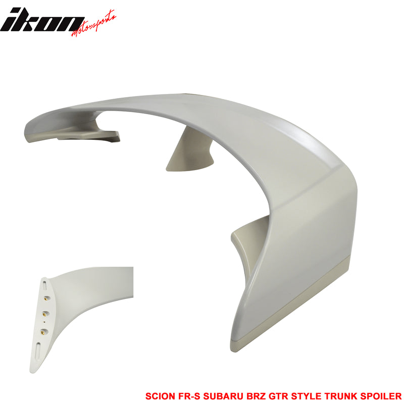 Fits 13-20 Scion FRS/Subaru BRZ/Toyota 86 G Style Trunk Spoiler ABS Unpainted