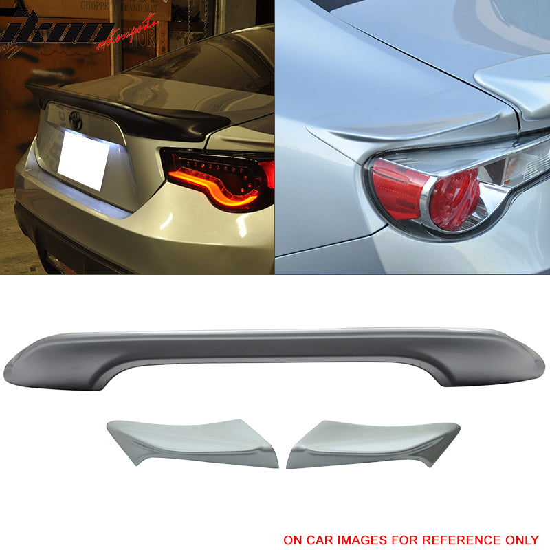 2013-2020 Scion FRS Subaru BRZ Toyota 86 #G1U Trunk Spoiler Side Wing