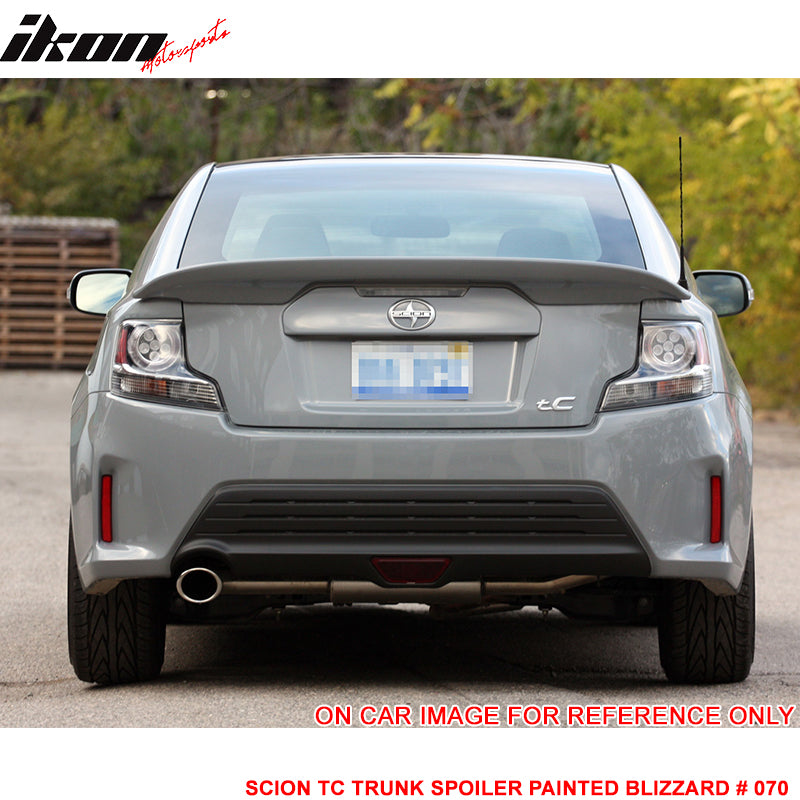 Compatible With 2011-2016 Scion tC Factory Style Rear Trunk ABS Spoiler Wing - ABS