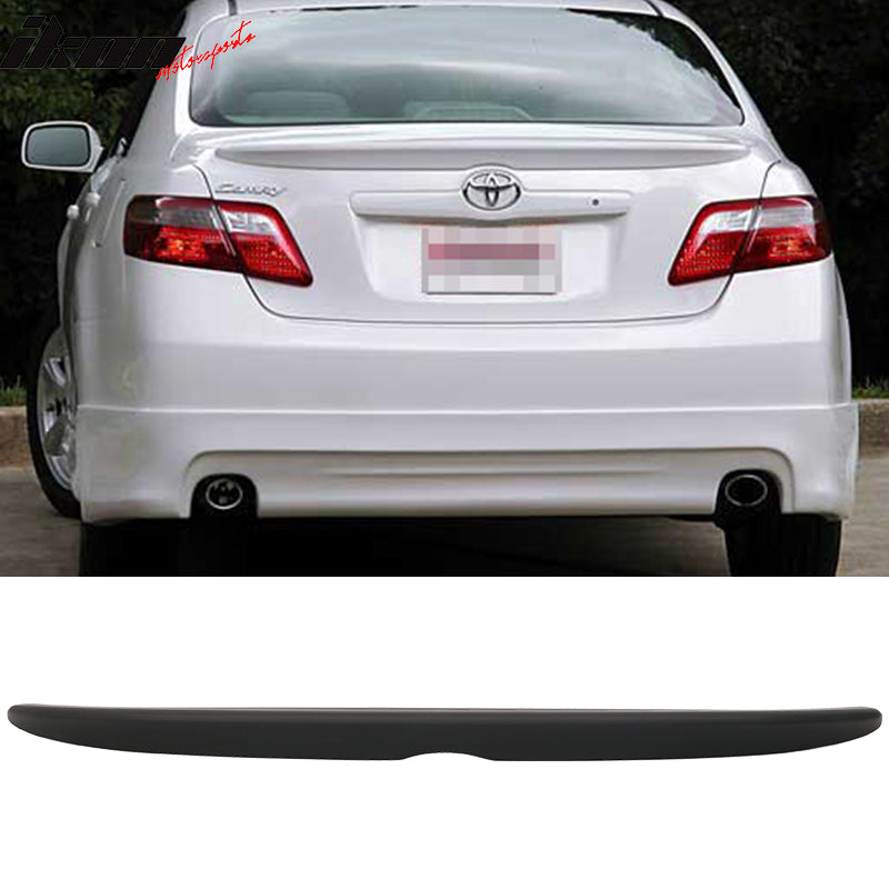 2007-2011 Toyota Camry Sedan OE Flush Trunk Spoiler Matte Black ABS