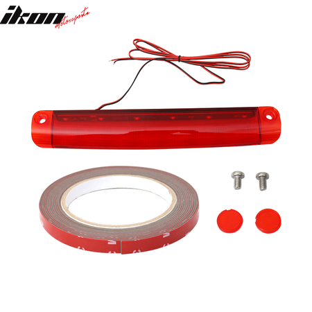 For 14-19 Toyota Corolla Sedan OE Style Trunk Spoiler w/ 3rd Brake Light LED ABS